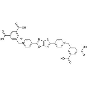 Mono(4,4'-(thiazolo[5,4-d]thiazole-2,5-diyl)bis(1-(3,5-dicarboxybenzyl)pyridin-1-ium)) monochloride|CS-0565017