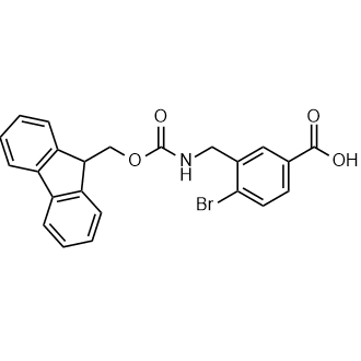 3-(((((9H-Fluoren-9-yl)methoxy)carbonyl)amino)methyl)-4-bromobenzoic acid|CS-0565319