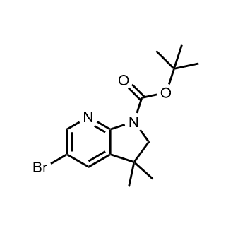 tert-Butyl 5-bromo-3,3-dimethyl-2,3-dihydro-1H-pyrrolo[2,3-b]pyridine-1-carboxylate|CS-0565917