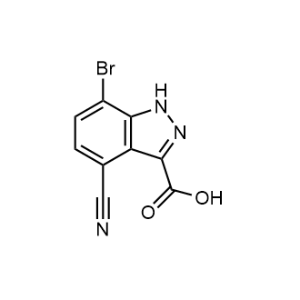 7-Bromo-4-cyano-1H-indazole-3-carboxylic acid|CS-0565965