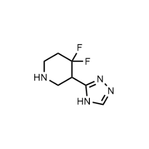 4,4-Difluoro-3-(4H-1,2,4-triazol-3-yl)piperidine|CS-0566232