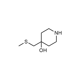 4-((Methylthio)methyl)piperidin-4-ol|CS-0566293