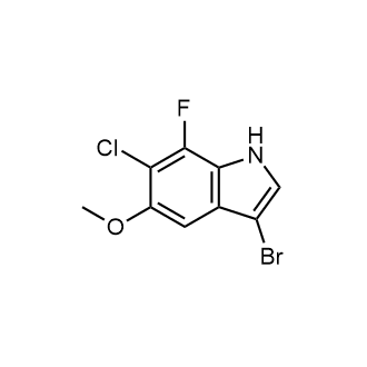 3-Bromo-6-chloro-7-fluoro-5-methoxy-1H-indole|CS-0566383
