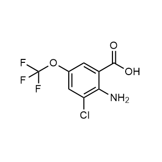 2-Amino-3-chloro-5-(trifluoromethoxy)benzoic acid|CS-0566402