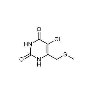 5-Chloro-6-((Methylthio)methyl)pyrimidine-2,4(1H,3H)-dione|CS-0566590