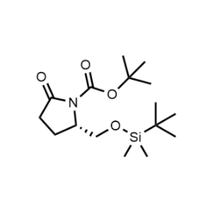(2S)-tert-butyl 2-(((tert-butyldimethylsilyl)oxy)methyl)-5-oxopyrrolidine-1-carboxylate|CS-0566616