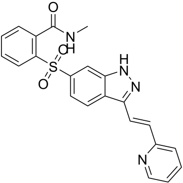 (E)-N-Methyl-2-((3-(2-(pyridin-2-yl)vinyl)-1H-indazol-6-yl)sulfonyl)benzamide Axitinib Impurity|CS-0567001