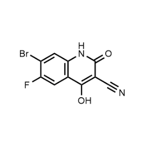 7-Bromo-6-fluoro-4-hydroxy-2-oxo-1,2-dihydroquinoline-3-carbonitrile|CS-0567089