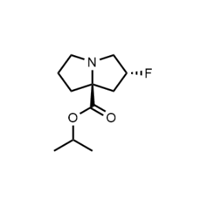(2R,7aS)-Isopropyl 2-fluorohexahydro-1H-pyrrolizine-7a-carboxylate|CS-0567316