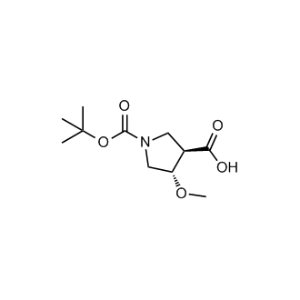 (3R,4S)-1-(tert-Butoxycarbonyl)-4-methoxypyrrolidine-3-carboxylic acid|CS-0567354