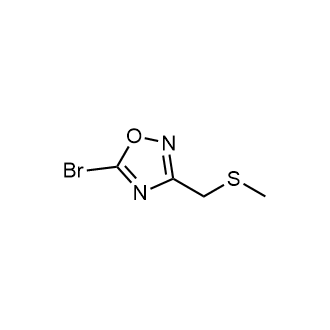 5-Bromo-3-((methylthio)methyl)-1,2,4-oxadiazole|CS-0567355