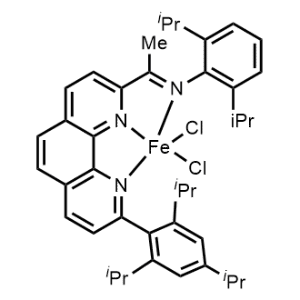 Iron, [2,6-bis(1-methylethyl)-N-[1-[9-[2,4,6-tris(1-methylethyl)phenyl]-1,10-phenanthrolin-2-yl-κN1,κN10]ethylidene]benzenamine-κN]dichloro-, (SP-5-13)-|CS-0567581