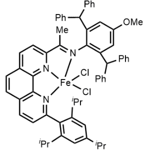 Iron, [2,6-bis(diphenylmethyl)-4-methoxy-N-[1-[9-[2,4,6-tris(1-methylethyl)phenyl]-1,10-phenanthrolin-2-yl-κN1,κN10]ethylidene]benzenamine-κN]dichloro-, (SP-5-13)-|CS-0567585