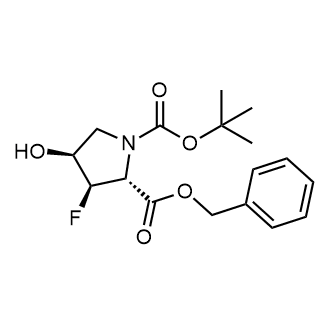 2-Benzyl 1-(tert-butyl) (2R,3R,4S)-3-fluoro-4-hydroxypyrrolidine-1,2-dicarboxylate|CS-0567676