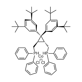 (((1R,2R)-3,3-Bis(3,5-di-tert-butylphenyl)cyclopropane-1,2-diyl)bis(methylene))bis(diphenylphosphine)cobalt chloride