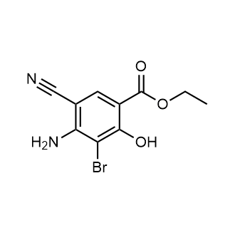 Ethyl 4-amino-3-bromo-5-cyano-2-hydroxybenzoate|CS-0568399