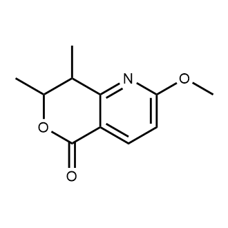 2-Methoxy-7,8-dimethyl-7,8-dihydro-5H-pyrano[4,3-b]pyridin-5-one|CS-0568599
