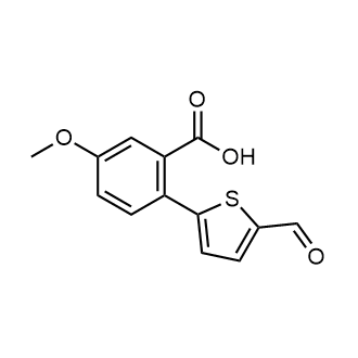 2-(5-Formylthiophen-2-yl)-5-methoxybenzoic acid|CS-0568807