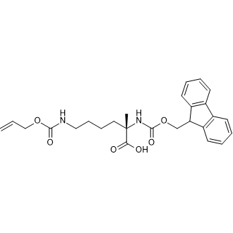 (S)-2-((((9H-fluoren-9-yl)methoxy)carbonyl)amino)-6-(((allyloxy)carbonyl)amino)-2-methylhexanoic acid|CS-0568876