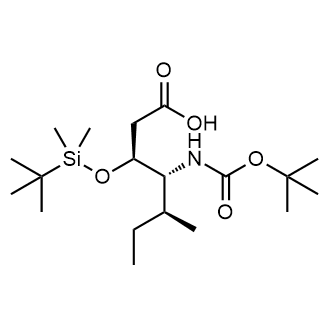(3S,4R,5S)-4-((tert-butoxycarbonyl)amino)-3-((tert-butyldimethylsilyl)oxy)-5-methylheptanoic acid|CS-0568883