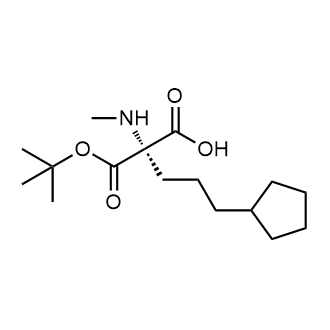 (S)-2-(tert-butoxycarbonyl)-5-cyclopentyl-2-(methylamino)pentanoic acid|CS-0568918