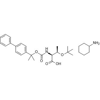 Cyclohexanamine N-(((2-([1,1'-biphenyl]-4-yl)propan-2-yl)oxy)carbonyl)-O-(tert-butyl)-L-threoninate|CS-0569242