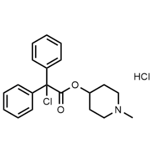 1-Methylpiperidin-4-yl 2-chloro-2,2-diphenylacetate hydrochloride|CS-0569391