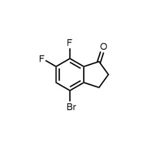 4-Bromo-6,7-difluoro-2,3-dihydro-1H-inden-1-one|CS-0569456