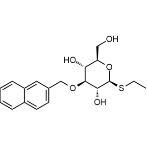 (2S,3R,4S,5R,6R)-2-(ethylthio)-6-(hydroxymethyl)-4-(naphthalen-2-ylmethoxy)tetrahydro-2H-pyran-3,5-diol|CS-0569685