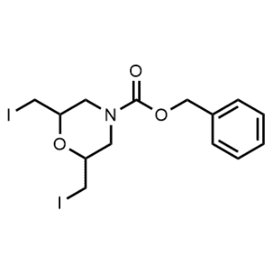 Benzyl 2,6-bis(iodomethyl)morpholine-4-carboxylate|CS-0569897