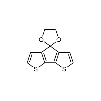 Spiro[cyclopenta[2,1-b:3,4-b']dithiophene-4,2'-[1,3]dioxolane]|CS-0570336