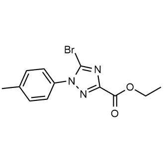 Ethyl 5-bromo-1-(p-tolyl)-1H-1,2,4-triazole-3-carboxylate|CS-0570609