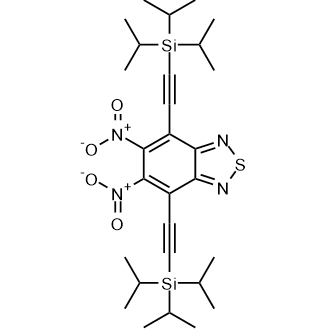5,6-Dinitro-4,7-bis((triisopropylsilyl)ethynyl)benzo[c][1,2,5]thiadiazole|CS-0570875