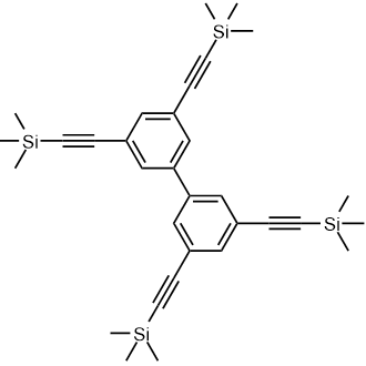 3,3',5,5'-Tetrakis((trimethylsilyl)ethynyl)-1,1'-biphenyl|CS-0570879