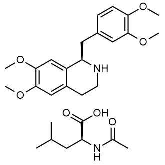 (R)-1-(3,4-dimethoxybenzyl)-6,7-dimethoxy-1,2,3,4-tetrahydroisoquinoline acetyl-L-leucinate|CS-0571105