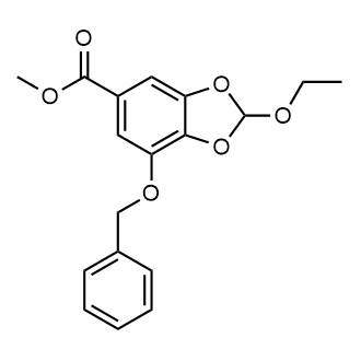 Methyl 7-(benzyloxy)-2-ethoxybenzo[d][1,3]dioxole-5-carboxylate|CS-0571189