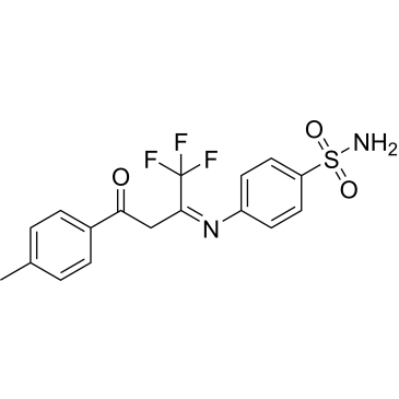 4-((1,1,1-Trifluoro-4-oxo-4-(p-tolyl)butan-2-ylidene)amino)benzenesulfonamide|CS-0571264