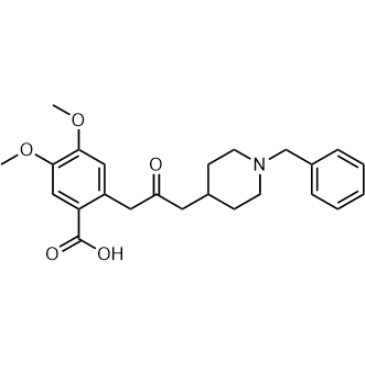 2-(3-(1-Benzylpiperidin-4-yl)-2-oxopropyl)-4,5-dimethoxybenzoic acid|CS-0571298