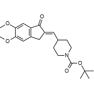 Tert-butyl 4-((5,6-dimethoxy-1-oxo-1,3-dihydro-2H-inden-2-ylidene)methyl)piperidine-1-carboxylate|CS-0571357