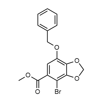 Methyl 7-(benzyloxy)-4-bromobenzo[d][1,3]dioxole-5-carboxylate|CS-0571367