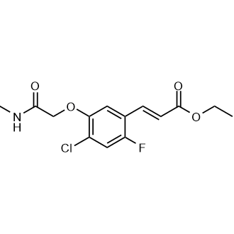 Ethyl 3-(4-chloro-2-fluoro-5-(2-(methylamino)-2-oxoethoxy)phenyl)acrylate|CS-0571376