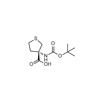(S)-3-((tert-butoxycarbonyl)amino)tetrahydrothiophene-3-carboxylic acid|CS-0571536