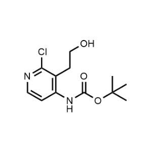 Tert-butyl (2-chloro-3-(2-hydroxyethyl)pyridin-4-yl)carbamate|CS-0571591
