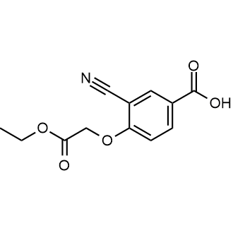 3-Cyano-4-(2-ethoxy-2-oxoethoxy)benzoic acid|CS-0571738