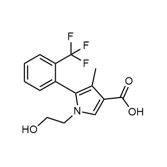 1-(2-Hydroxyethyl)-4-methyl-5-(2-(trifluoromethyl)phenyl)-1H-pyrrole-3-carboxylic acid|CS-0571872