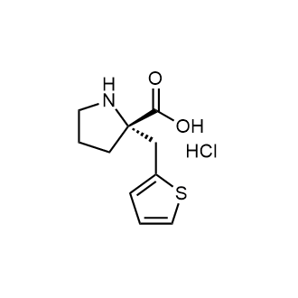 (S)-2-(thiophen-2-ylmethyl)pyrrolidine-2-carboxylic acid hydrochloride|CS-0572054
