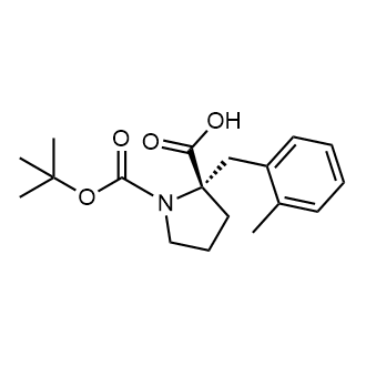 (S)-1-(tert-butoxycarbonyl)-2-(2-methylbenzyl)pyrrolidine-2-carboxylic acid|CS-0572659