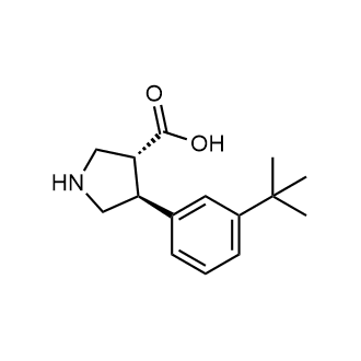 (3R,4S)-4-(3-(tert-butyl)phenyl)pyrrolidine-3-carboxylic acid|CS-0572745