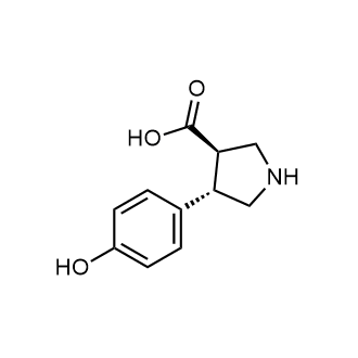 (3R,4S)-4-(4-hydroxyphenyl)pyrrolidine-3-carboxylic acid|CS-0572755