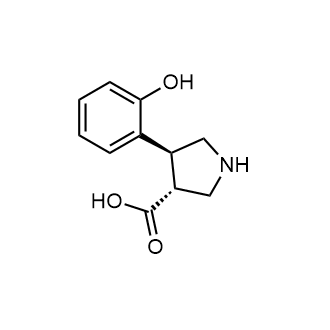 (3R,4S)-4-(2-hydroxyphenyl)pyrrolidine-3-carboxylic acid|CS-0572758